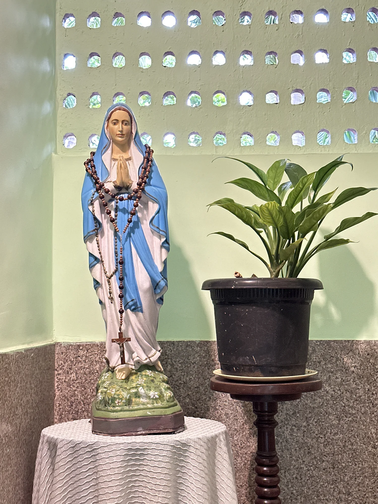 Quiet prayer space